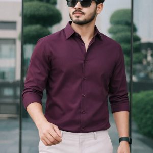 Jam Color — Spandex Glossy Fabrics Shirt